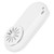 Clip On Fan Mini Portable White Quiet USB Charging Cooling Equipment for Outdoor Sports