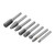 8pcs Tungsten Carbide Burr Bits Dia 6mm Rotary File Set for Wood Carving Metal Working