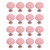 16PCS Bed Duvet Sheet Fixing Clip Mushroom Shaped Cloth Needle Plastic Quilt Fixator for Home Cushion Pink