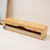 Double Grid Foil Dispenser Bamboo Wood Drawer Type Preservation Film Tin Foil Paper Cutter for Kitchen