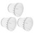 3PCS Modern Fabric Lamp Shade E14 Clip On Lampshade for Candle Chandelier Hotel KTV Decor
