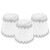 3PCS Modern Fabric Lamp Shade E14 Clip On Lampshade for Candle Chandelier Hotel KTV Decor