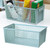 Plastic Storage Basket Rectangular Large Capacity Storage Container for Snacks Fruits Kitchen Bedroom Office Closet Small Size