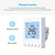 WIFI Smart Boiler Thermostat 3.2Inch LCD Display Intelligent Thermostat with Application & Voice Control Digital Programmable Thermostat