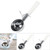 Practical Stainless Steel Fruit Ice Cream Scoop Spoon with Plastic Handle Kitchen Tool (8cm)