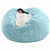 Home Sponge Bed Bean Bag Chair Cover Slipcover Double Bedroom Balcony Large Couch Round Soft Fluffy  Cover No Fillings Only Cover
