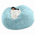 Home Sponge Bed Bean Bag Chair Cover Slipcover Double Bedroom Balcony Large Couch Round Soft Fluffy  Cover No Fillings Only Cover