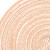 4PCS Round Coaster Set Scalding Heat Insulation Dish Mats Woven Decorative Dining Table Bowl Mat Khaki Diameter 30cm / 11.8in