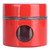 Coffee Bean Container Iron Glass Mini Sealed Jar Kitchen Storage Tank for Beans TeaRed