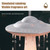 Rain Cloud Humidifier Water Drip 350ml Large Capacity Timer Cool Mist Essential Oil Diffuser with 7 Color Night Lights UFO Raindrop Humidifier Auto Off for Bedroom Office Travel