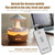 Rain Cloud Humidifier Water Drip 350ml Large Capacity Timer Cool Mist Essential Oil Diffuser with 7 Color Night Lights UFO Raindrop Humidifier Auto Off for Bedroom Office Travel