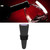 Wine Bottle Stopper Food Grade Silicone Stainless Steel 6.1x2.35cm Decorative Practical Reusable Wine Corks for Decoration Black