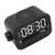 3 in 1 Digital Alarm Clock LED Display 15W 2 Alarms Setting Digital Clock with 15W Wireless Charging and Bluetooth Speaker Function Black