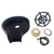 High Pressure Cup Washers Stainless Steel Automatic Sink Cup Rinser for Home Kitchen Black