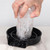High Pressure Cup Washers Stainless Steel Automatic Sink Cup Rinser for Home Kitchen Black