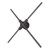 3D Hologram Fan 1600x672 Wifi App Control 22.05 Inch for Exhibitions Shops Bar 100‑240V US Plug