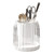 360 Degree Rotating Knife Block Holder Large Capacity Detachable Storage Spoon Block Holder for Kitchen Transparent