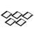5Pcs Air Filter Elements Fit for Echo CS345 CS346 CS300 CS3000 CS341 CS3400CS301