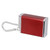 Ashtray Portable Mini Zinc Alloy Fireproof Delicate Ashtray Keychain with Buckle Lid Red