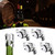 5Pcs Silver Stainless Steel Wine Stopper Portable Champagne Stopper for Restaurant and Hotel