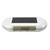 Solar Powered Car Air Purifier Car Air Freshener Solar Energy Eliminates Bad Smell Adjustable Strength 1200mAh White