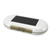 Solar Powered Car Air Purifier Car Air Freshener Solar Energy Eliminates Bad Smell Adjustable Strength 1200mAh White