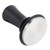 Flat Base Tamper 304 Stainless Steel Enhance Taste Coffee Tamper Tool for Coffee Machine Black 2.1in