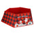 Christmas Tree Skirt Red Snowflakes Santa Tree Skirt for Party Christmas Decorations