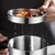 Stainless Steel Oil Strainer and Container Oil Storage Pot with Dust Proof Lid for Kitchen Cooking Frying Oil