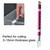 Portable Handheld Wheel Type Glass Cutter with NOn slip Handle for 3~15mm Glass Cutting(Purple)