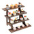 Wooden Cupcake Stand Display Riser Rustic Wood Risers for Collectibles Decorative
