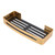 Antique Bathroom Shelves European Style Rustproof Aluminum Wall Bathroom Shelf Rustproof Floating Wall Shelf with 2 Hooks
