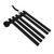 Heated Towel Rack Aluminum 5 Bars Smart Constant Temperature Towel Warmer Electric Towel Drying Rack for Bathroom Black US Plug 125V
