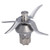 Mixer Knife Head Cover Stainless Steel Blender Blade Replacement for Vorwerk Thermomix TM6
