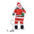 LED Electric Climbing Ladder Christmas Lighting Ornaments Doll Climbing Hanging Light