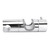 Shower Head Holder ABS Chromeplate Adjustable Anti Slip Shower Slide Rail Bar Holder for Bathroom