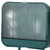 Soap Holder Punch Free Wall Mounted Durable PP Double Layer Double Hook Design Soap Storage Box for Bathroom Green