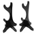 2pcs Sword Stand Acrylic Stable Easy to Install Unique Multifunctional Display Stand for Wand Home Living Room Black