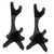 2pcs Sword Stand Acrylic Stable Easy to Install Unique Multifunctional Display Stand for Wand Home Living Room Black