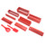 DIY Sushi Making Kit Plastic Japanese Sushi Maker Rice Roll Mold Kitchen Accessory Red