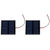 2Pcs 5.5V 0.6W Wired Solar Panel Multifunctional Portable Mini Solar Board Polysilicon