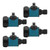 4Pcs Plastic Garden Hose Quick Connectors G3/4 Thread Detachable Garden Hose Adapter for Agriculture Lawns Gardens