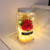 Romantic Eternal Rose Never Withered Rose Night Light Wishing Bottle Preserved Flowers Soap Rose Flower Wishing Bottle