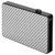 Business Card Holder Portable Anti Theft Carbon Fiber Credit Card Case for Men Women(Silver X64#)