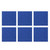 6pcs Sound Absorbing Soundproofing Cotton Foam Acoustic Panels for KTV Cinema Studio(Blue )