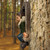 Garden Statue Elf Tree Hugger Yard Art Tree Sculpture for Garden Decoration