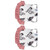 2Pcs Chicken Saddle Hen Apron Wing Feather Protector Elastic Protection Pet Poultry SuppliesA Type