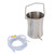 Coffee Enema Kit Waist Shape Stainless Steel Enema Bucket Kit for Cleansing Detox Enemas