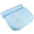 Soft Bathtub Pillow for Neck Back Support Air Fiber SPA Foam Stuff Padding Headrest (Blue)