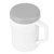 Automatic Electric Coffee Milk Mixing Cup Cooling Mug Self Stirring Smart Milk Cup HomeWhite